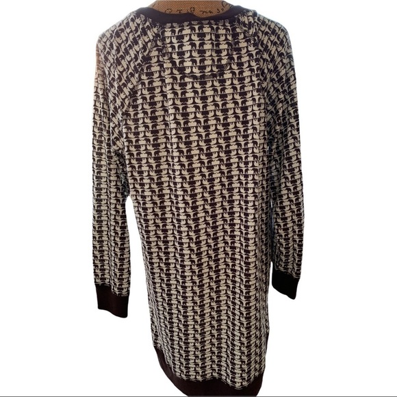 Womens elephant print Jane & Bleeker sweater or sweater dress - Picture 5 of 11